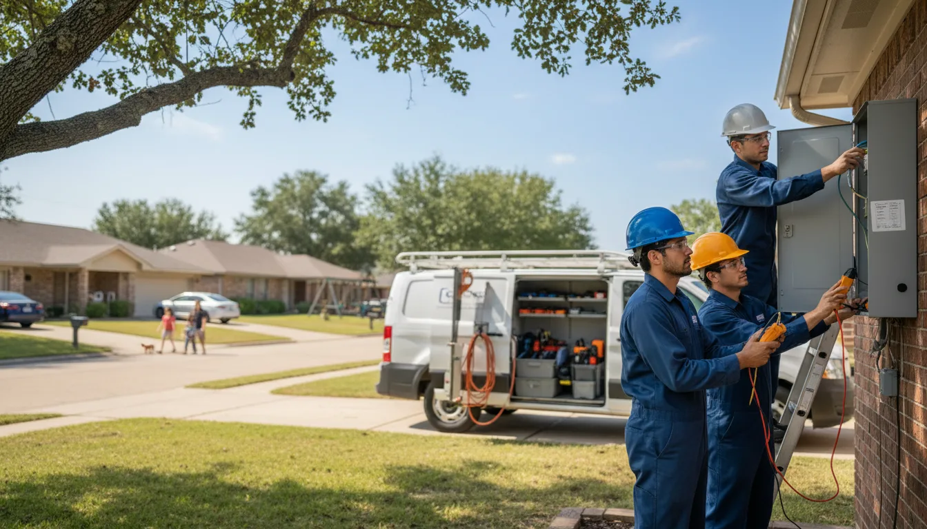 Certified electrician providing emergency electrical services in Wilmot, AR